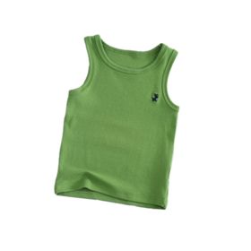 Cicilin Crewneck Tank Çim Yeşili Kolsuz Erkek Çocuk Atlet