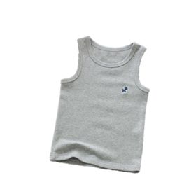 Cicilin Crewneck Tank Gri Kolsuz Erkek Çocuk Atlet