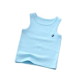 Cicilin Crewneck Tank Mavi Light Blue Kolsuz Erkek Çocuk Atlet