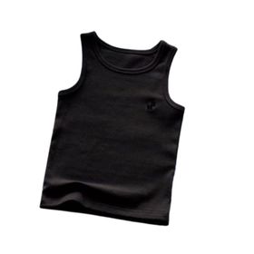 Cicilin Crewneck Tank Siyah Kolsuz Erkek Çocuk Atlet