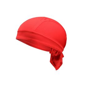 Cicilin Durag Kırmızı Hızlı Kuruyan Spor Erkek Bisiklet Şapkası