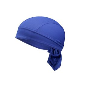 Cicilin Durag Mavi Hızlı Kuruyan Spor Erkek Bisiklet Şapkası