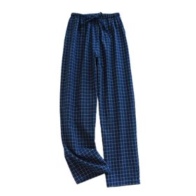 Cicilin Ekose Lacivert Mavi Hafif Pamuklu Erkek Pijama Altı