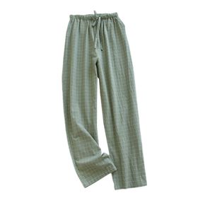 Cicilin Ekose Yeşil Hafif Pamuklu Erkek Pijama Altı
