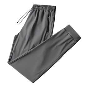 Cicilin Loungewear Gris Dar Kesim Büzme İpli Cepli Sıkı Bacak Günlük Erkek Fitness Pantolonu