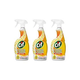 Cif Cleanboost Power & Shine Mutfak Sprey Temizleyici 750 ml