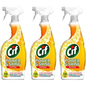 Cif Cleanboost Power & Shine Mutfak Sprey Temizleyici 750 ml