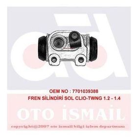Cifam 101589 Clio Sol Fren Silindiri