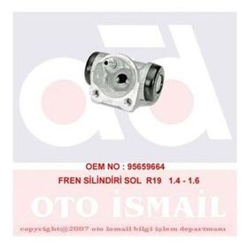 Cifam 101599 R19 Sol Fren Silindiri