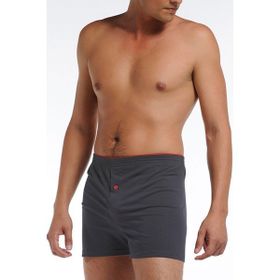 Çift Kaplan 0805 Penye Füme Melanj Erkek Boxer