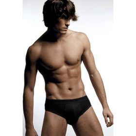 Çift Kaplan 0870 Ribana Klasik Siyah Erkek Slip