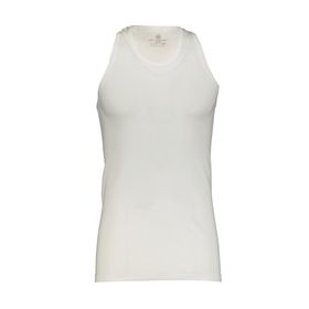 Çift Kaplan 915 Beyaz Erkek Atlet