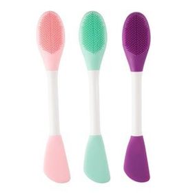 Çift Taraflı Silikon Yüz Maskesi Uygulama ve Peeling Fırçası