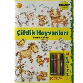 Çiftlik Hayvanları Boyama Kitabı - Minik Ressamlar - Kolektif