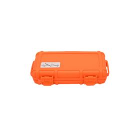 Cigar Caddy 5 Orange Travel Humidor Puro Kutusu