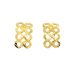 CiGold K2KÜP0359025701 22 Ayar Altın Taşsız Fantezi Küpe