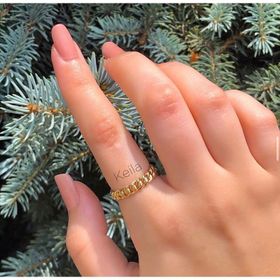 CiGold YZ70001410 14 Ayar Altın Özel Tasarım Tektaş Yüzük