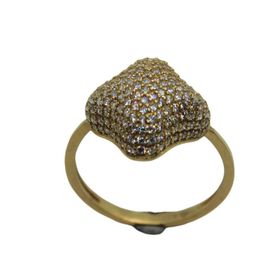 CiGold YZ70001410 14 Ayar Altın Özel Tasarım Tektaş Yüzük