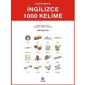 Çıkartmalarla İngilizce 1000 Kelime 500 Çıkartma - Heather Amery