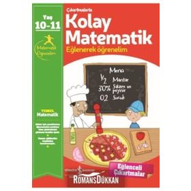 Çıkartmalarla Kolay Matematik - 10 - 11 Yaş - Kolektif