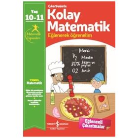Çıkartmalarla Kolay Matematik - 10 - 11 Yaş - Kolektif