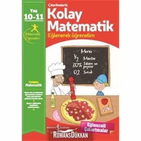 Çıkartmalarla Kolay Matematik - 10 - 11 Yaş - Kolektif