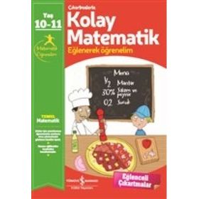 Çıkartmalarla Kolay Matematik (10-11 Yaş)