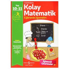 Çıkartmalarla Kolay Matematik (10-11 Yaş)