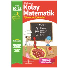 Çıkartmalarla Kolay Matematik (10-11 Yaş)