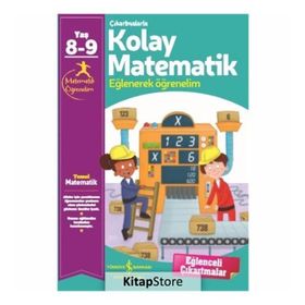 Çıkartmalarla Kolay Matematik - 8 - 9 Yaş - Kolektif