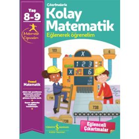 Çıkartmalarla Kolay Matematik - 8 - 9 Yaş - Kolektif