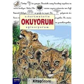 ÇIKARTMALARLA OKUYORUM EĞLENİYORUM ASLAN YAVRUSU TORTOP - DELPHINE LACHARRON