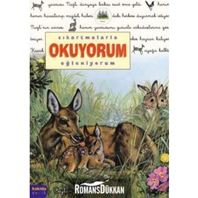 ÇIKARTMALARLA OKUYORUM EĞLENİYORUM CEYLAN YAVRUSU NAZLI - DELPHINE LACHARRON