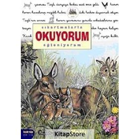 ÇIKARTMALARLA OKUYORUM EĞLENİYORUM CEYLAN YAVRUSU NAZLI - DELPHINE LACHARRON