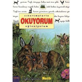 ÇIKARTMALARLA OKUYORUM EĞLENİYORUM CEYLAN YAVRUSU NAZLI - DELPHINE LACHARRON