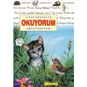 ÇIKARTMALARLA OKUYORUM EĞLENİYORUM KEDI YAVRUSU MİNNOŞ - DELPHINE LACHARRON