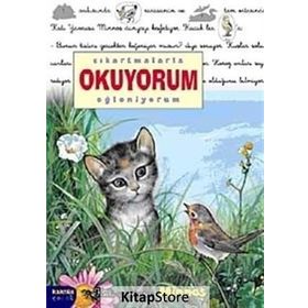 ÇIKARTMALARLA OKUYORUM EĞLENİYORUM KEDI YAVRUSU MİNNOŞ - DELPHINE LACHARRON