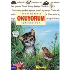 ÇIKARTMALARLA OKUYORUM EĞLENİYORUM KEDI YAVRUSU MİNNOŞ - DELPHINE LACHARRON