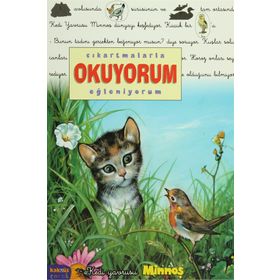 ÇIKARTMALARLA OKUYORUM EĞLENİYORUM KEDI YAVRUSU MİNNOŞ - DELPHINE LACHARRON