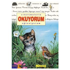 ÇIKARTMALARLA OKUYORUM EĞLENİYORUM KEDI YAVRUSU MİNNOŞ - DELPHINE LACHARRON