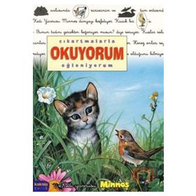 ÇIKARTMALARLA OKUYORUM EĞLENİYORUM KEDI YAVRUSU MİNNOŞ - DELPHINE LACHARRON