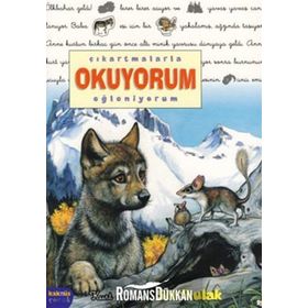 ÇIKARTMALARLA OKUYORUM EĞLENİYORUM KURT YAVRUSU SIVRIKULAK - DELPHINE LACHARRON
