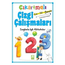 Çıkartmalı Çizgi Çalışmaları Sayılar - Ema Yayınları