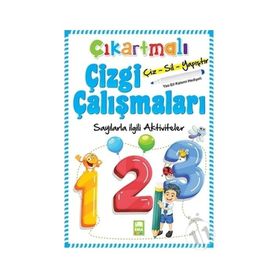 Çıkartmalı Çizgi Çalışmaları Sayılar - Ema Yayınları