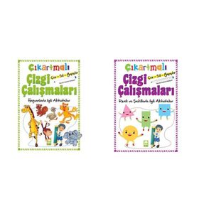 Çıkartmalı Çizgi Çalışmaları-Sayılarla ilgili Aktiviteler - Kolektif