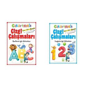 Çıkartmalı Çizgi Çalışmaları-Sayılarla ilgili Aktiviteler - Kolektif