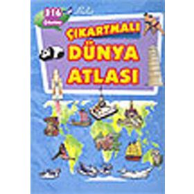 Çıkartmalı Dünya Atlası - kollektif