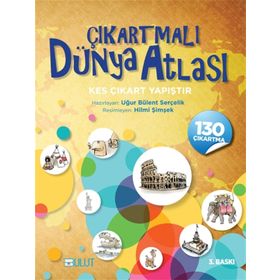 Çıkartmalı Dünya Atlası - kollektif