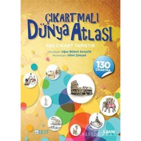 Çıkartmalı Dünya Atlası - kollektif