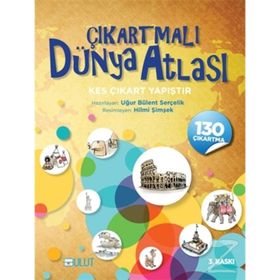 Çıkartmalı Dünya Atlası - kollektif